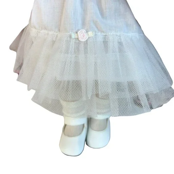 Daisy Kingdom Dolly Doll 18” Blonde Hair Victorian Swing Dress Vest Clothes - Picture 3 of 10